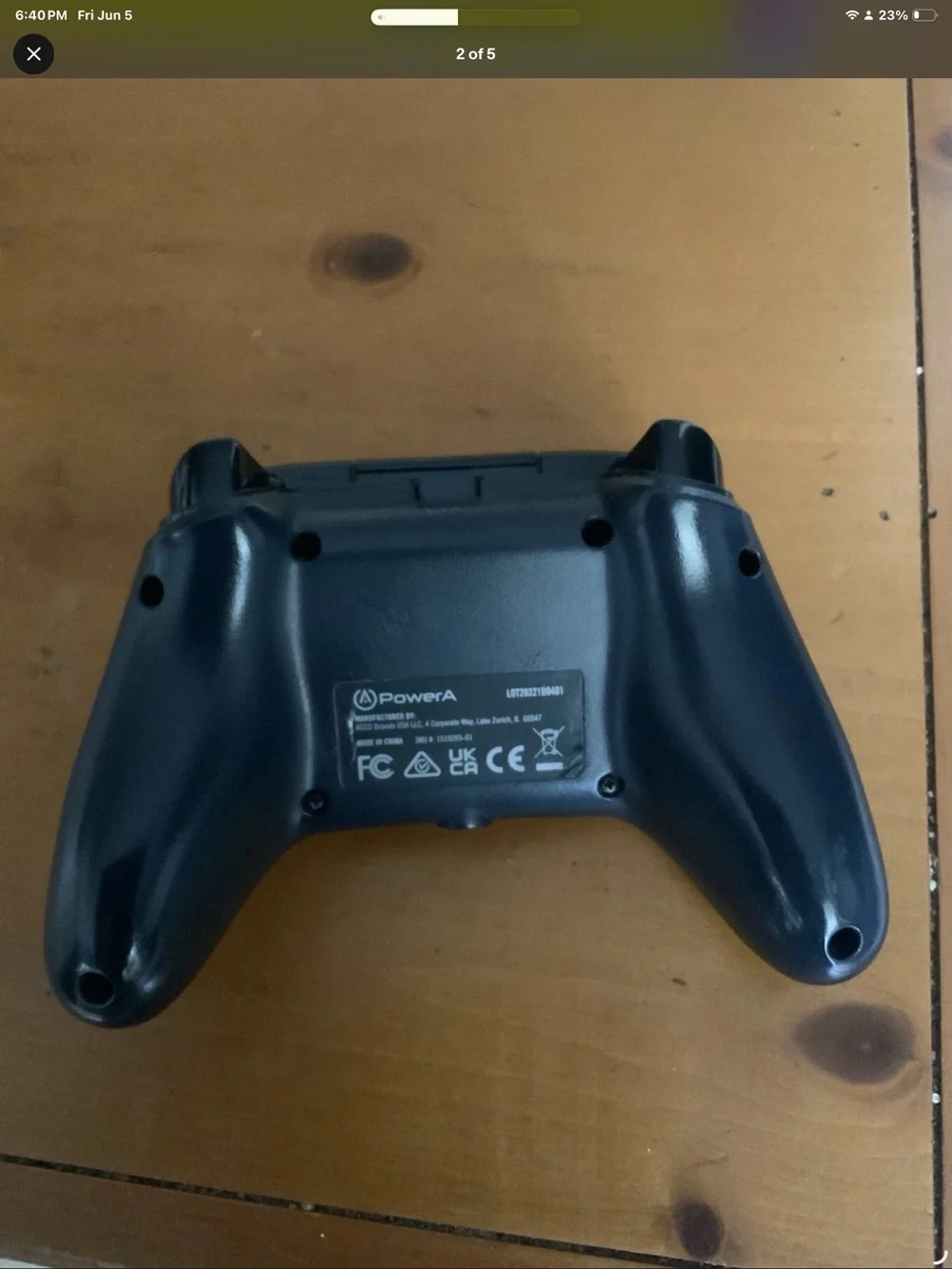 Xbox Wireless Controller in Black — Comfortable Ergonomic Design